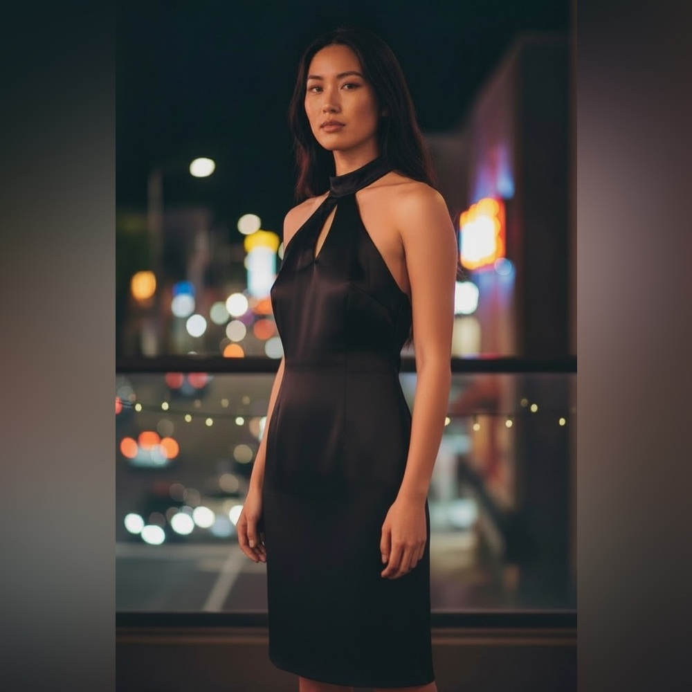 Jump Vintage Little black Classic Date night Dress woman’s 12